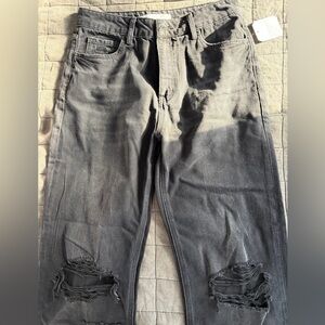 Altar'd State Women’s Distressed Black Jeans